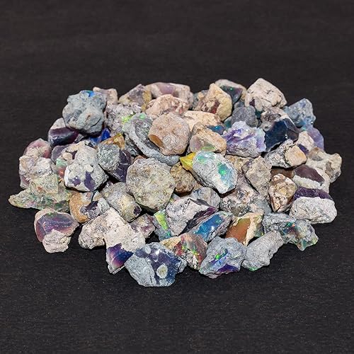 Vista 27 de 100 carats Natural Raw Aquamarine Crystal Gemstone Rough Stone, DIY Jewelry Making, Wire Wrapping, Chakra Healing Crystals, Loose Wholesale Lot