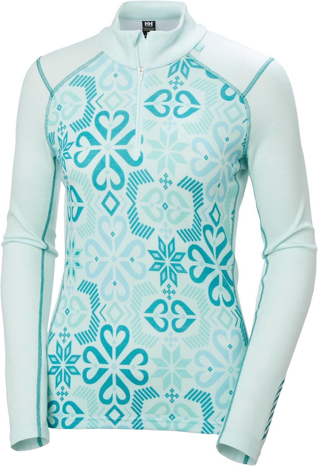 Helly-Hansen Women's LIFA Merino Midweight Graphic 1/2 Zip Base Layer Shirt