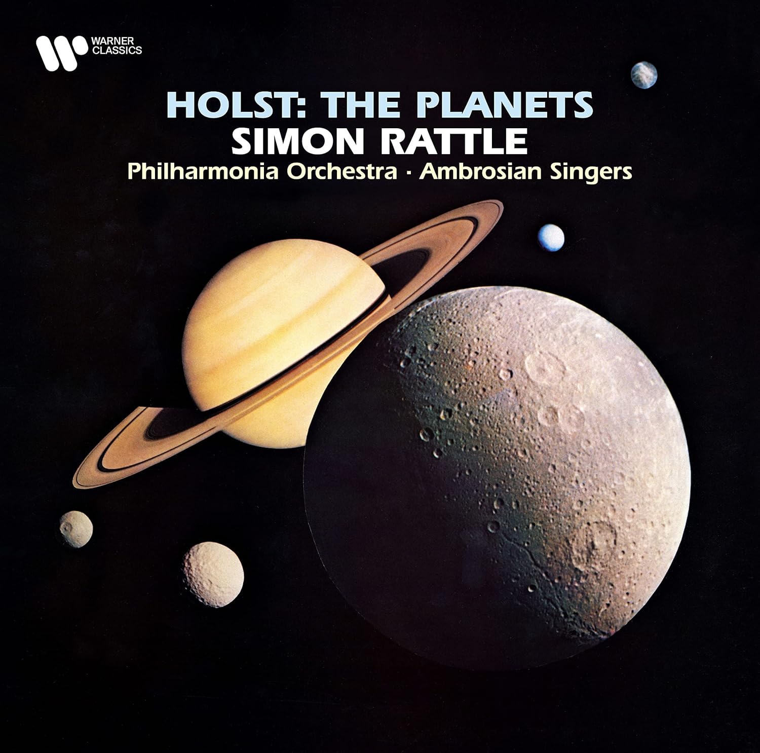 HOLST: THE PLANETS por Simon Rattle — capa do álbum