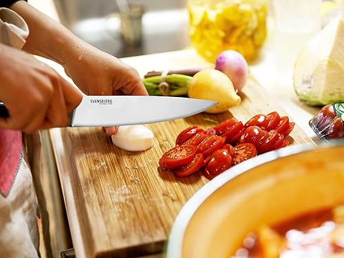 Miniatura 6 de Juego de cuchillos de cocina de chef moderno sin bloque, juego de cuchillos de chef, juego de cuchillos para cocina, acero inoxidable, afilado,