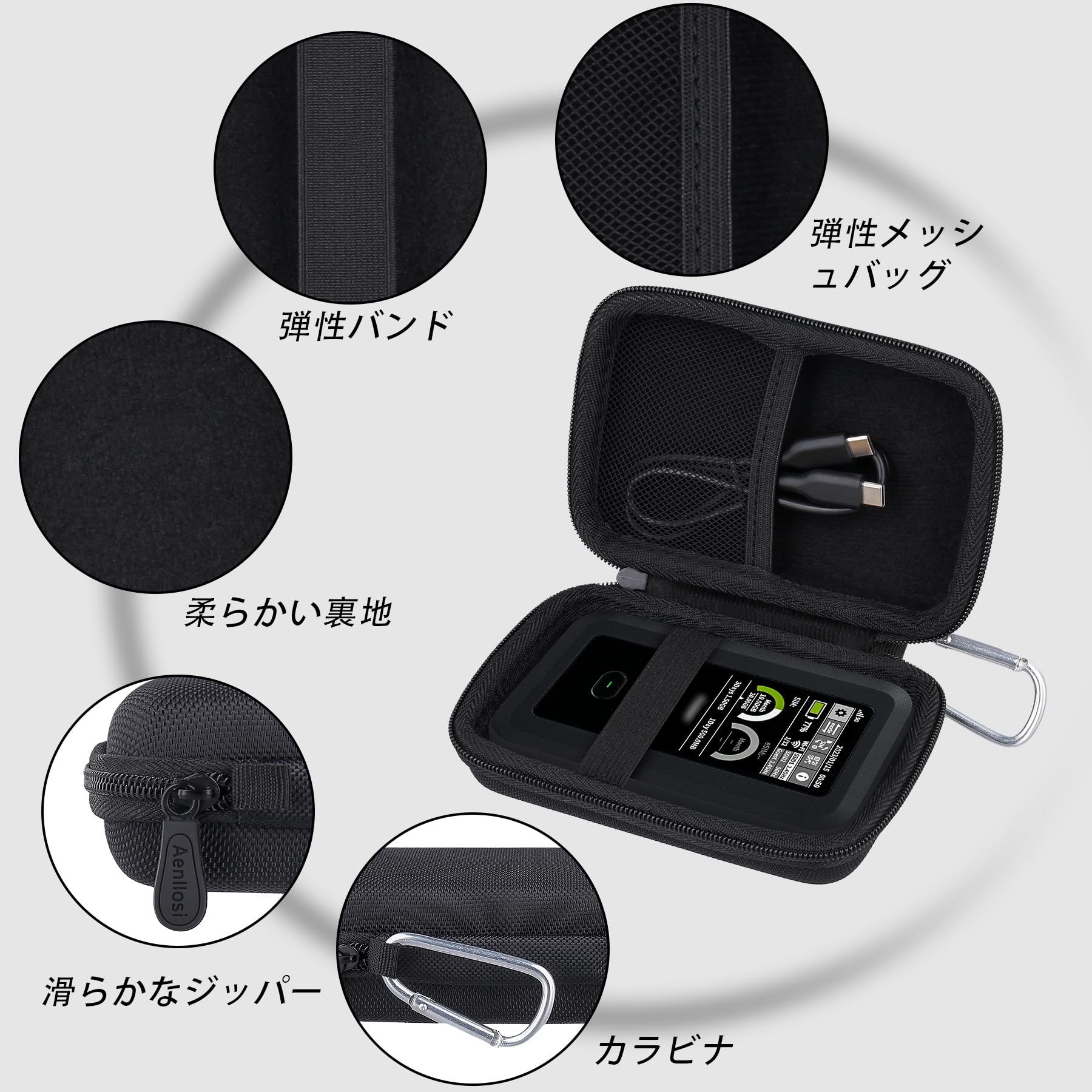 Amazon.co.jp: [Aenllosi収納ケース]富士ソフト 5G対応Wi-Fiモバイル