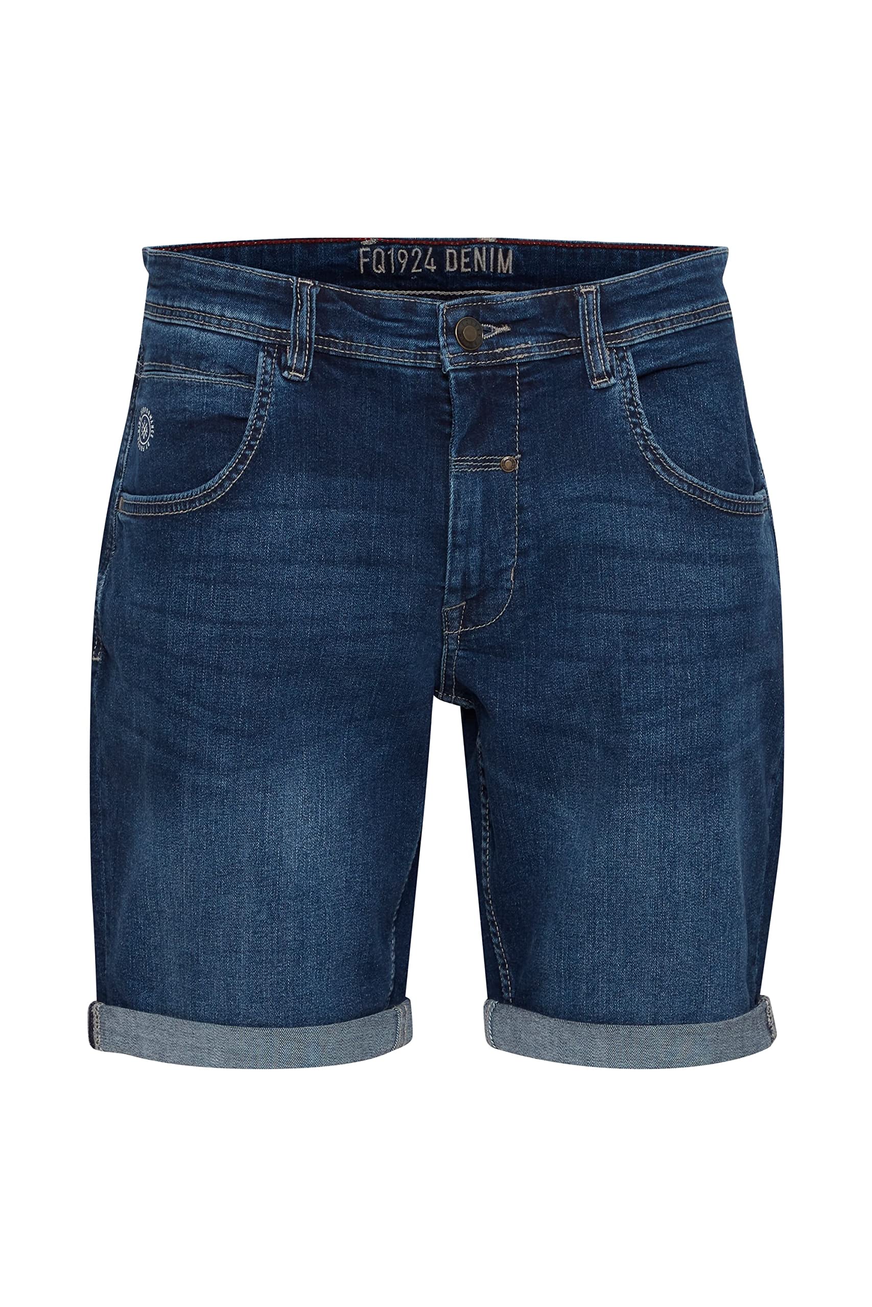 FQ1924 FQRome Herren Jeans Shorts Kurze Denim Hose mit Stretch Regular Fit