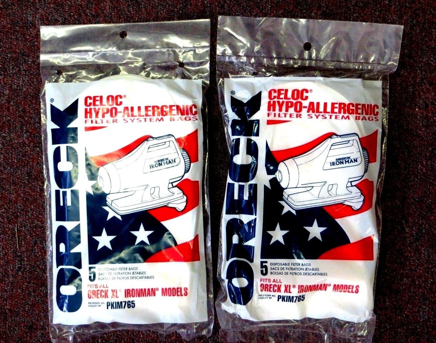 10 Genuine XL Ironman Vacuum Bags Part# PKIM765