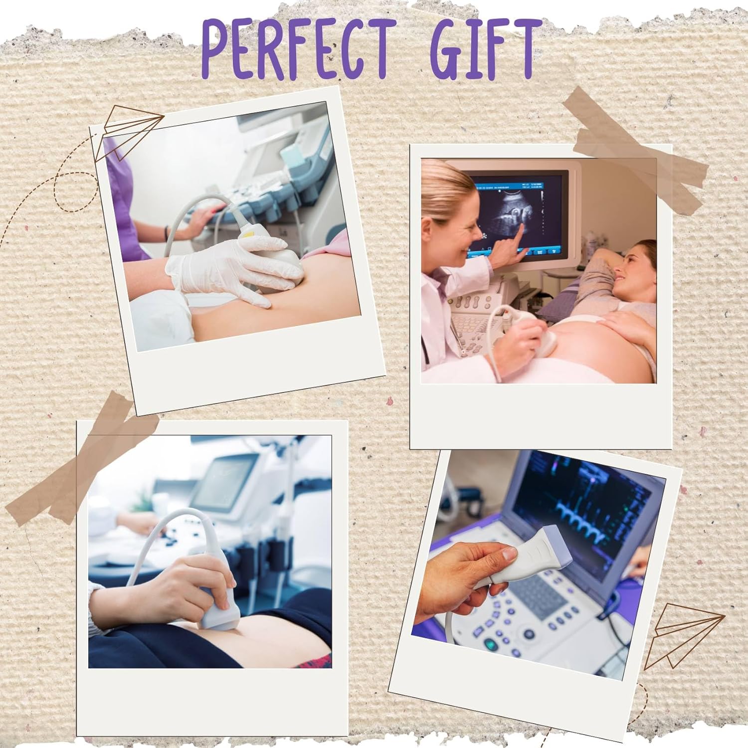 InnoBeta Sonographer Gifts for Women, Sonography Ultrasound Tech Radiology Gifts, One Size Crew Socks - Image 7