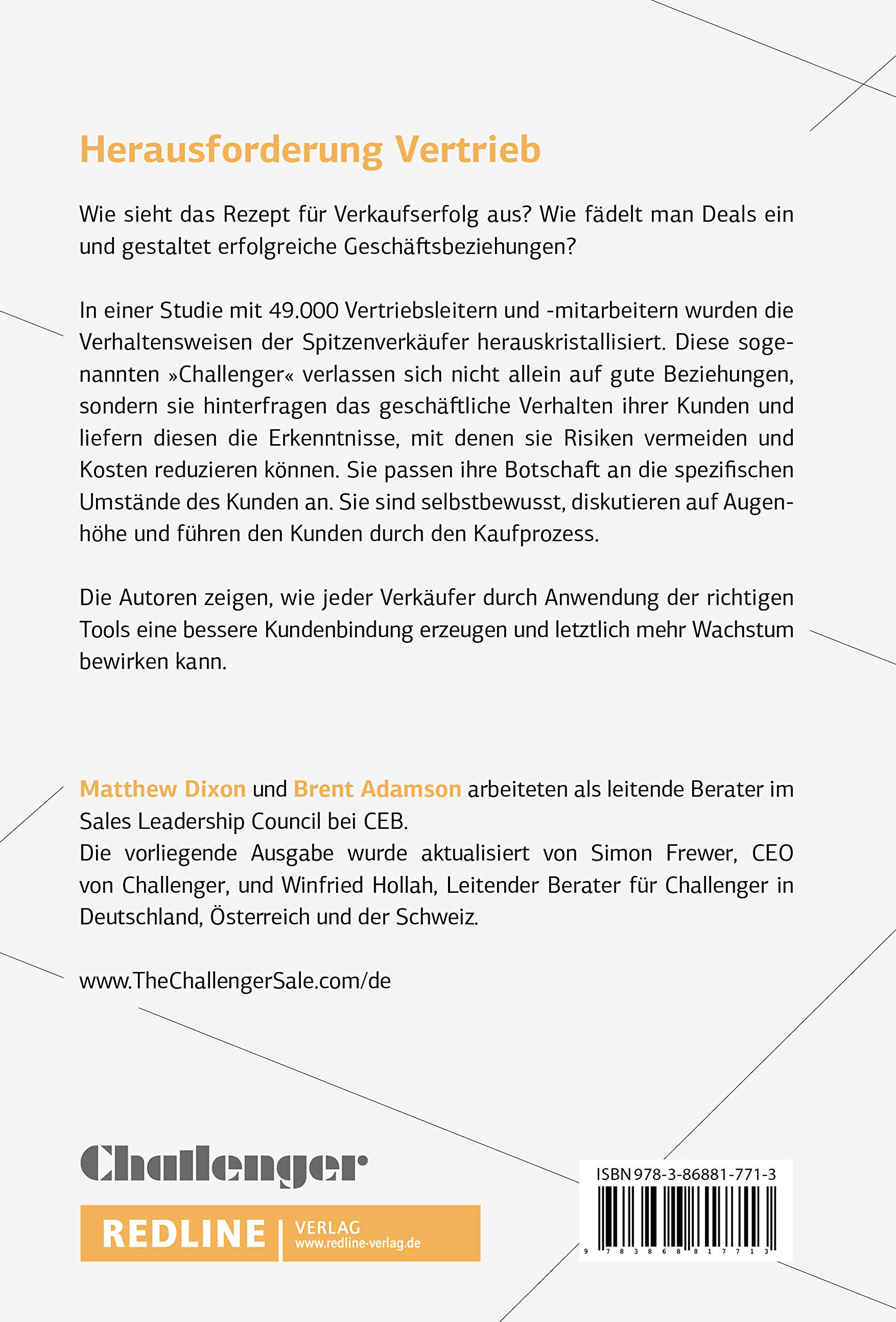 The Challenger Sale: Kunden herausfordern und erfolgreich überzeugen