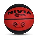 Nivia Europa Basketball NO.7 (Red/Black) gallery image