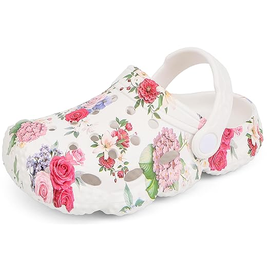 INMINPIN Kids Girls Boys Clogs Garden Shoes Toddler Slides Sandals Children Water Shower Beach Pool Slippers Indoor Outdoor