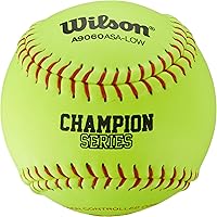 Wilson ASA Fast-Pitch 11-Inch Softball for Girls 11U - Patented Super Seams for Superior Control & Grip