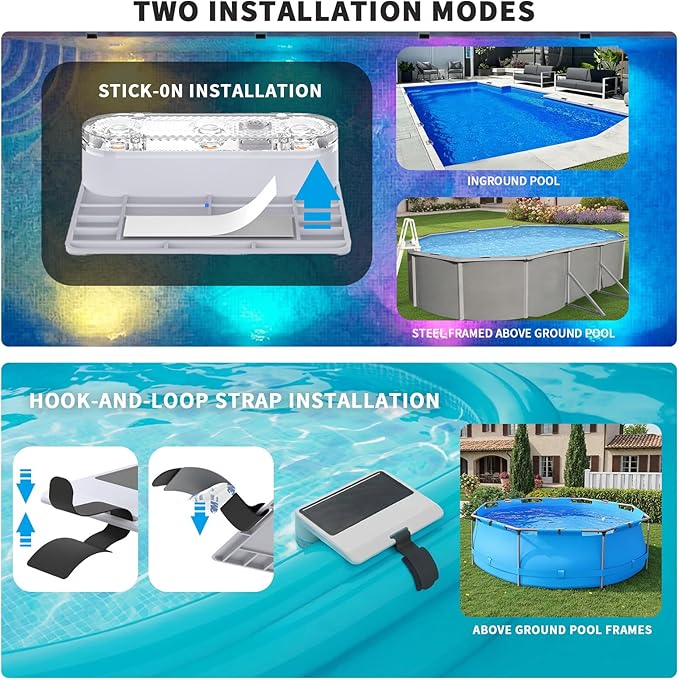 Luces Solares para Piscina VOLISUN 6 Pack LED RGB IP65 miniatura 8