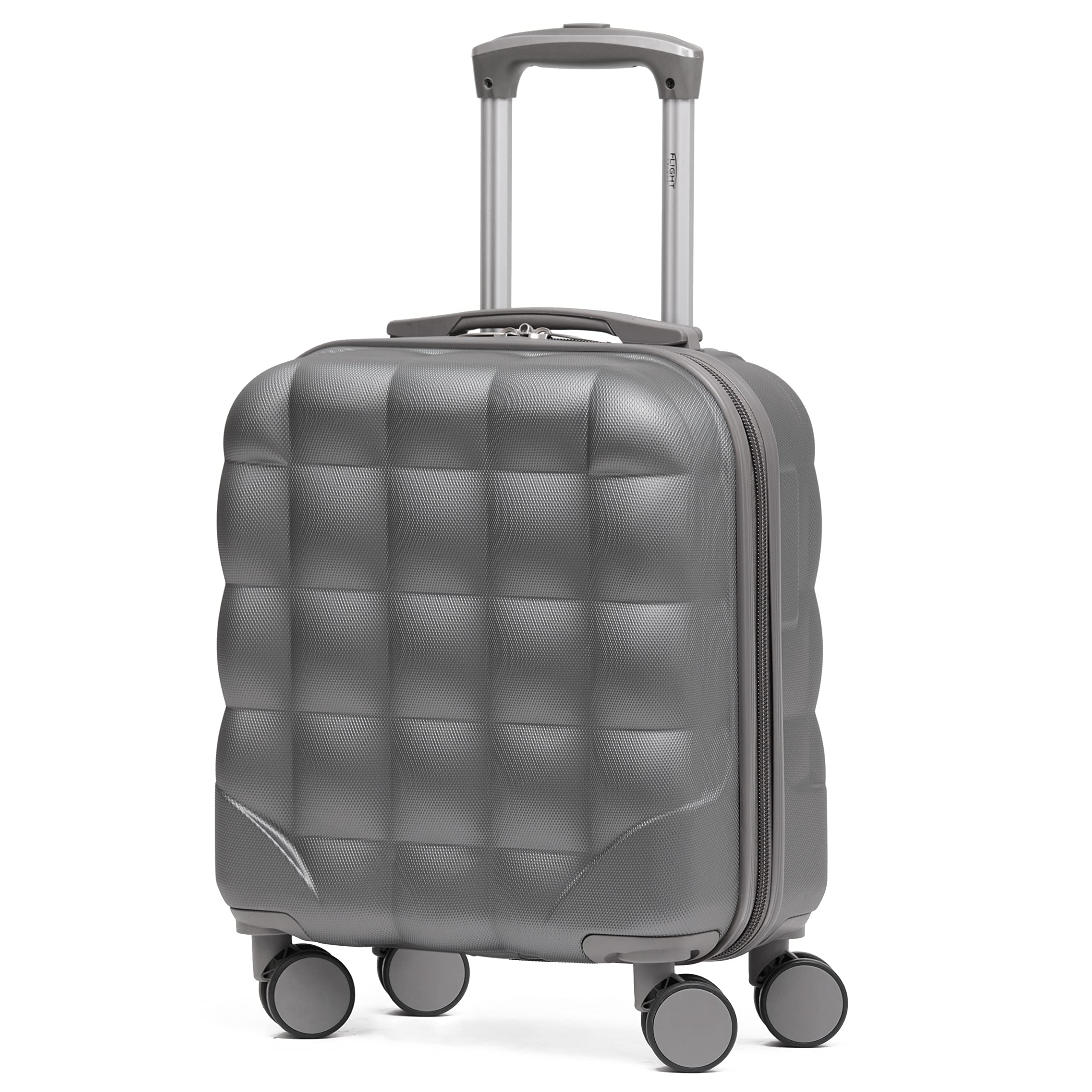 Flight KnightBubble Suitcase - Ryanair easyJet Jet2 Approved - 8 Wheel Carry Cabin Hardcase 45x36x20cm