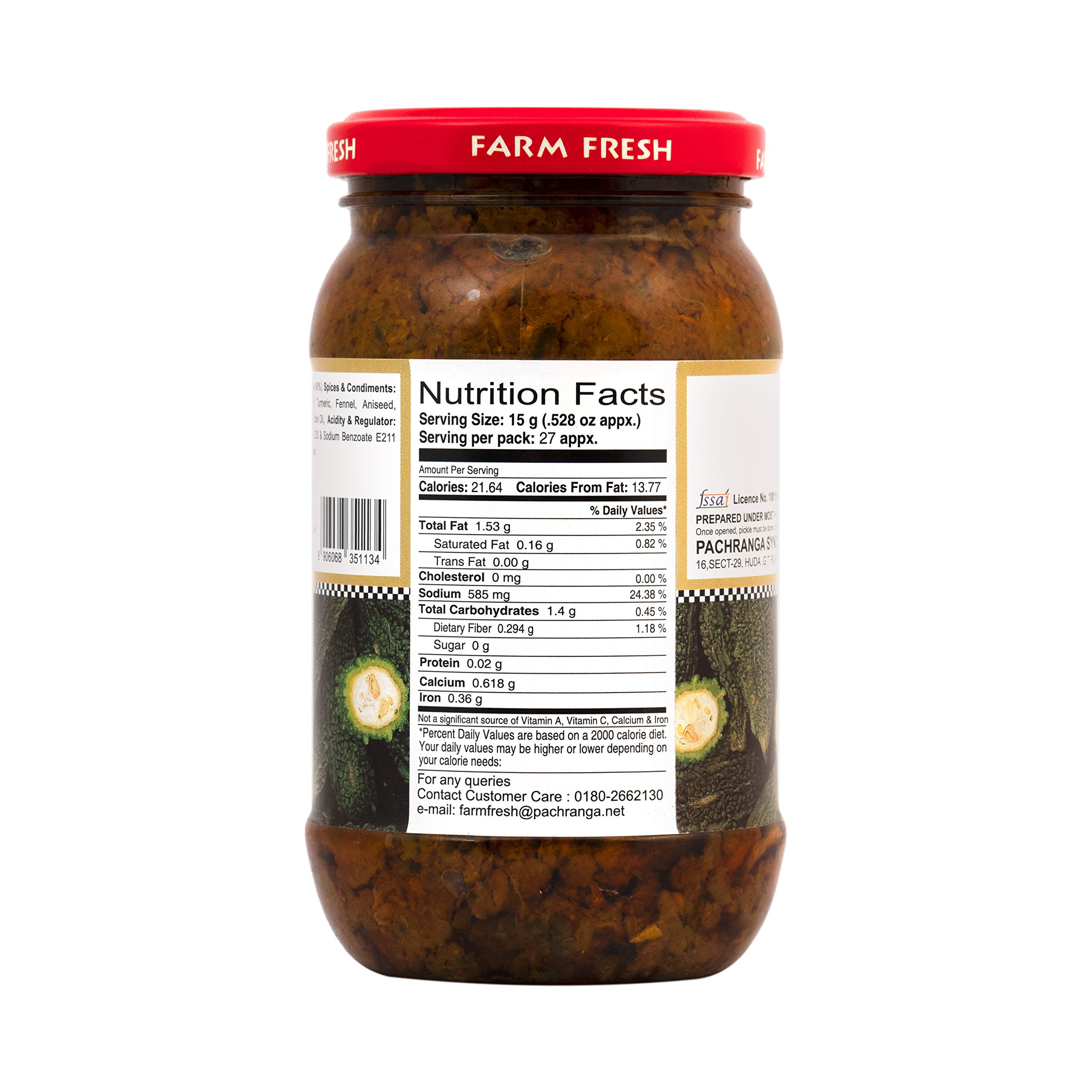 Pachranga's Farm Fresh Karela Pickle - 400 GM 1