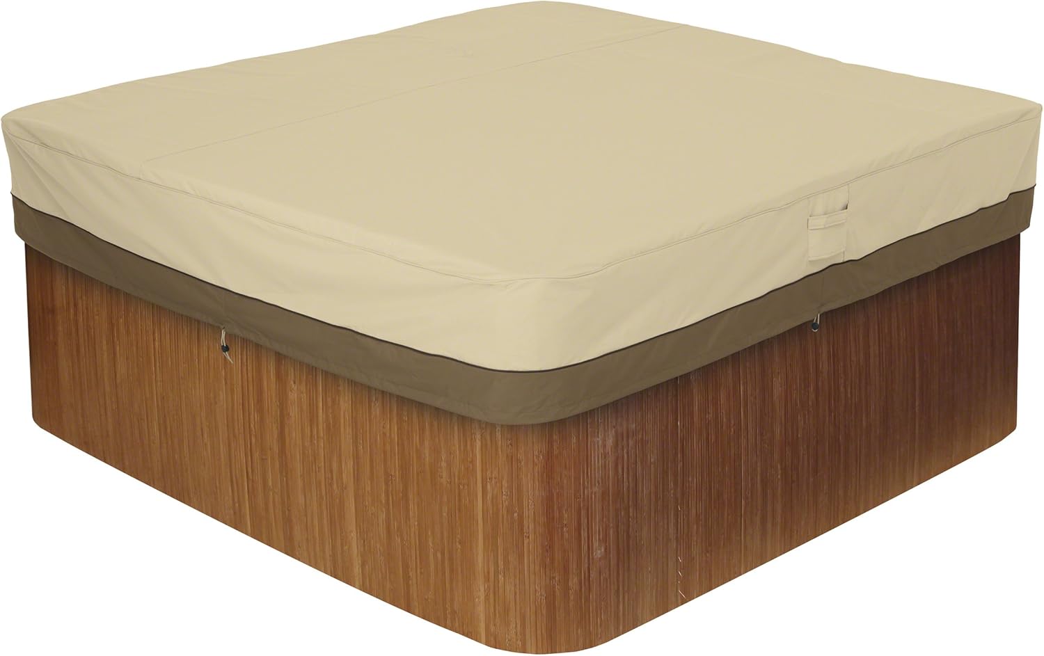 Classic Accessories Veranda Water-Resistant 86 Inch Square Hot Tub Cover, Patio Furniture Covers