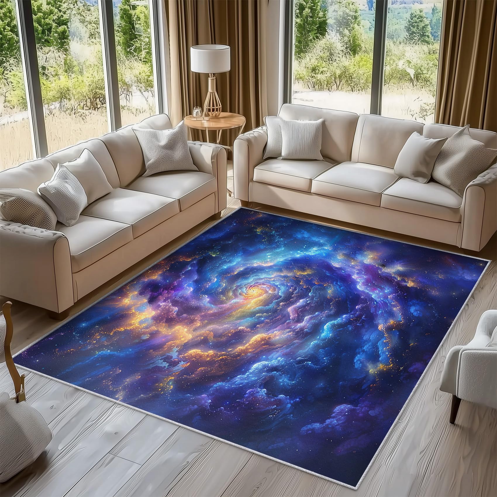 Tapis de salon lavable en machine fini les taches sur le tapis nuage 180x240