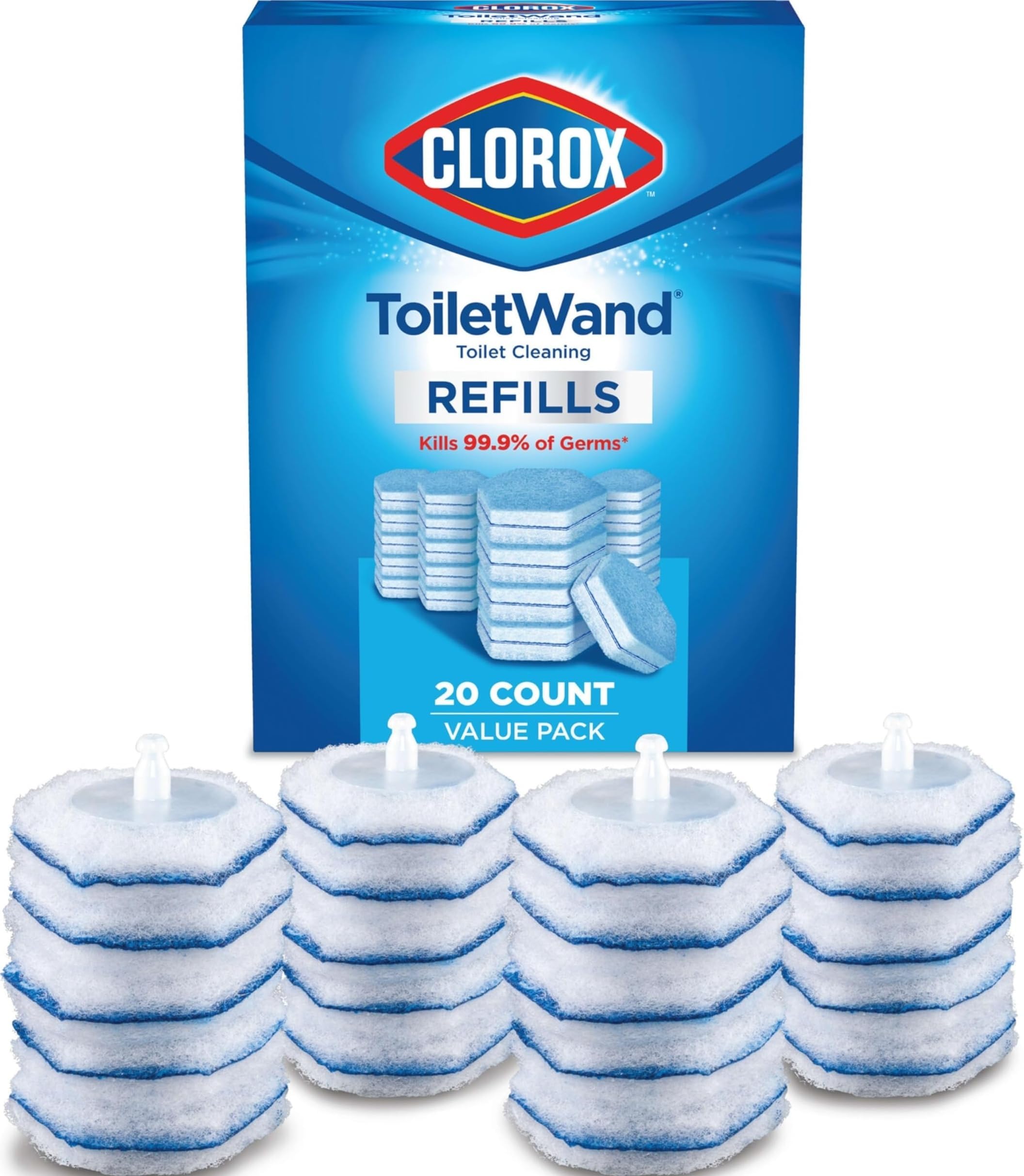 Clorox Toiletwand Disinfecting Refills, 20 Count by Clorox