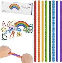 8Pcs Sensory Autism Toys for Kids - Textured Stretchy Sensory Fidget Toys for Stress Anxiety - Sensory Toys Special Needs for Autistic Autism Children Toddlers Girls Boys, Classroom & Travel