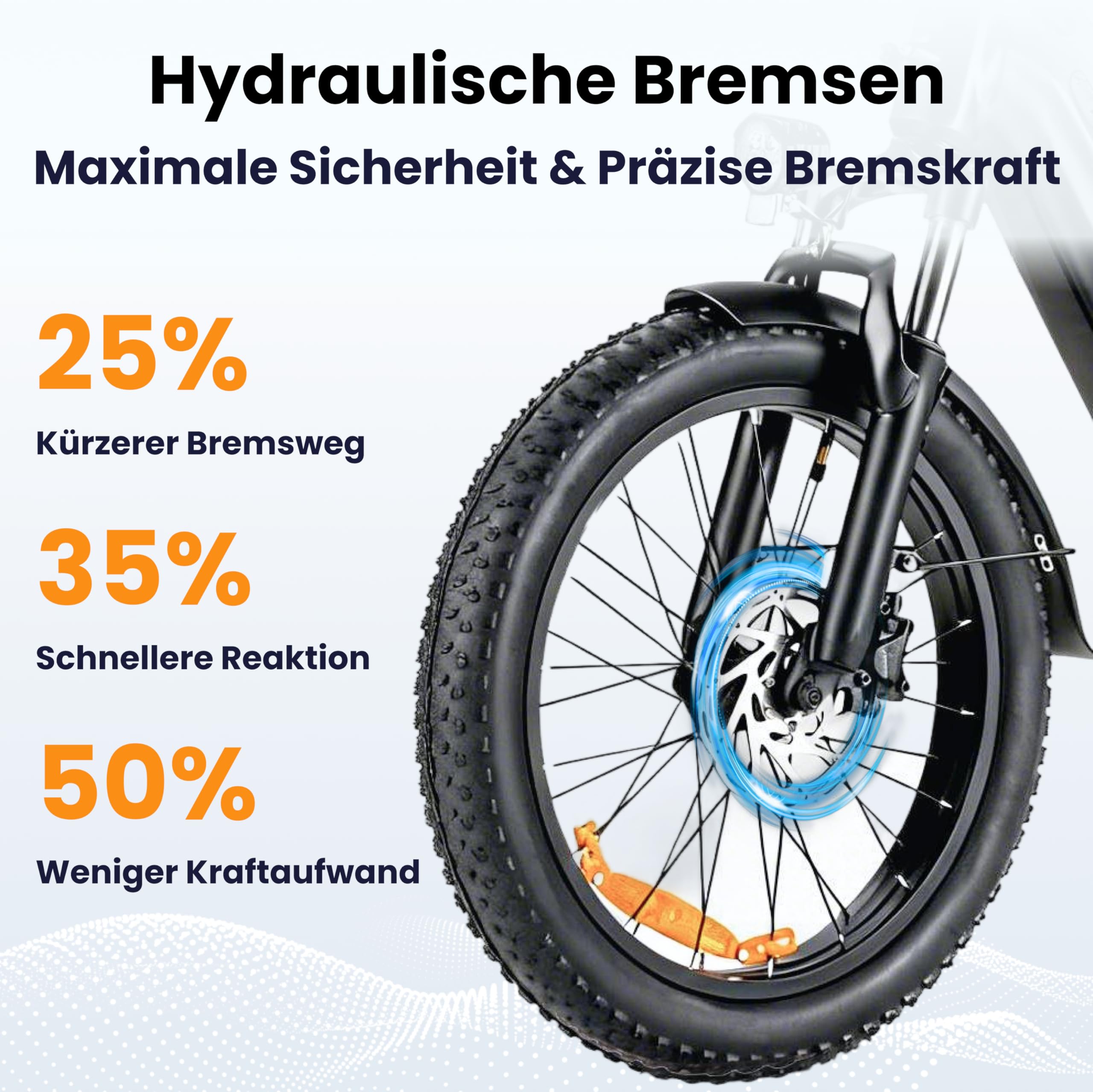 C20 E Bike 20 Zoll Fatbike für Damen Herren, Ebike Klapprad City 250W Motor 25 km/h, 48V 15,6Ah Akku, Elektrofahrrad mit Hydraulische Scheibenbremsen LCD Display Shimano 7 Gang