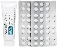 Vista 4 de Nature's Cure Sistema de tratamiento de acné de dos partes para hombres (suministro de 1 mes)