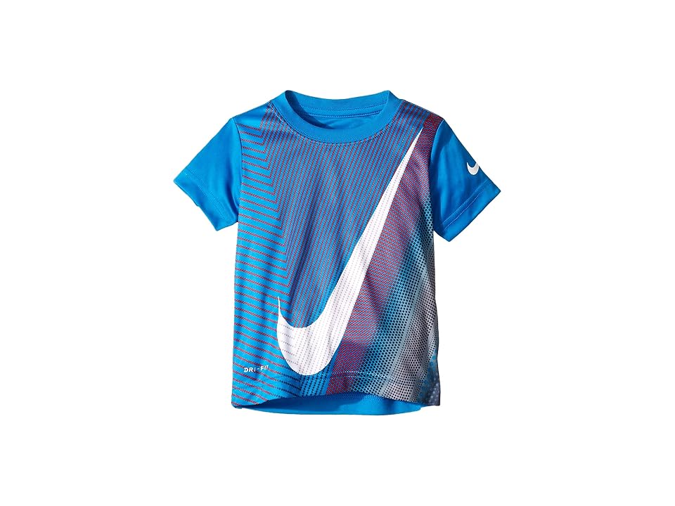 

Nike Kids Swoosh Dot Dri-FITtm Short Sleeve Tee (Toddler) (Game Royal) Boy's T Shirt