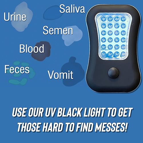 Miniatura 3 de Linterna de luz negra UV para detección de orina de mascotas. Gran luz negra ultravioleta LED para gatos y perros, detector de manchas de orina con