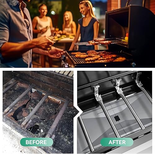 Miniatura 6 de Bandeja de grasa universal con bandeja de captura para Nexgrill 720-0888s 720-0888, Charbroil, Dynaglo, Kenmore, BHG, Grill Master, patio trasero,