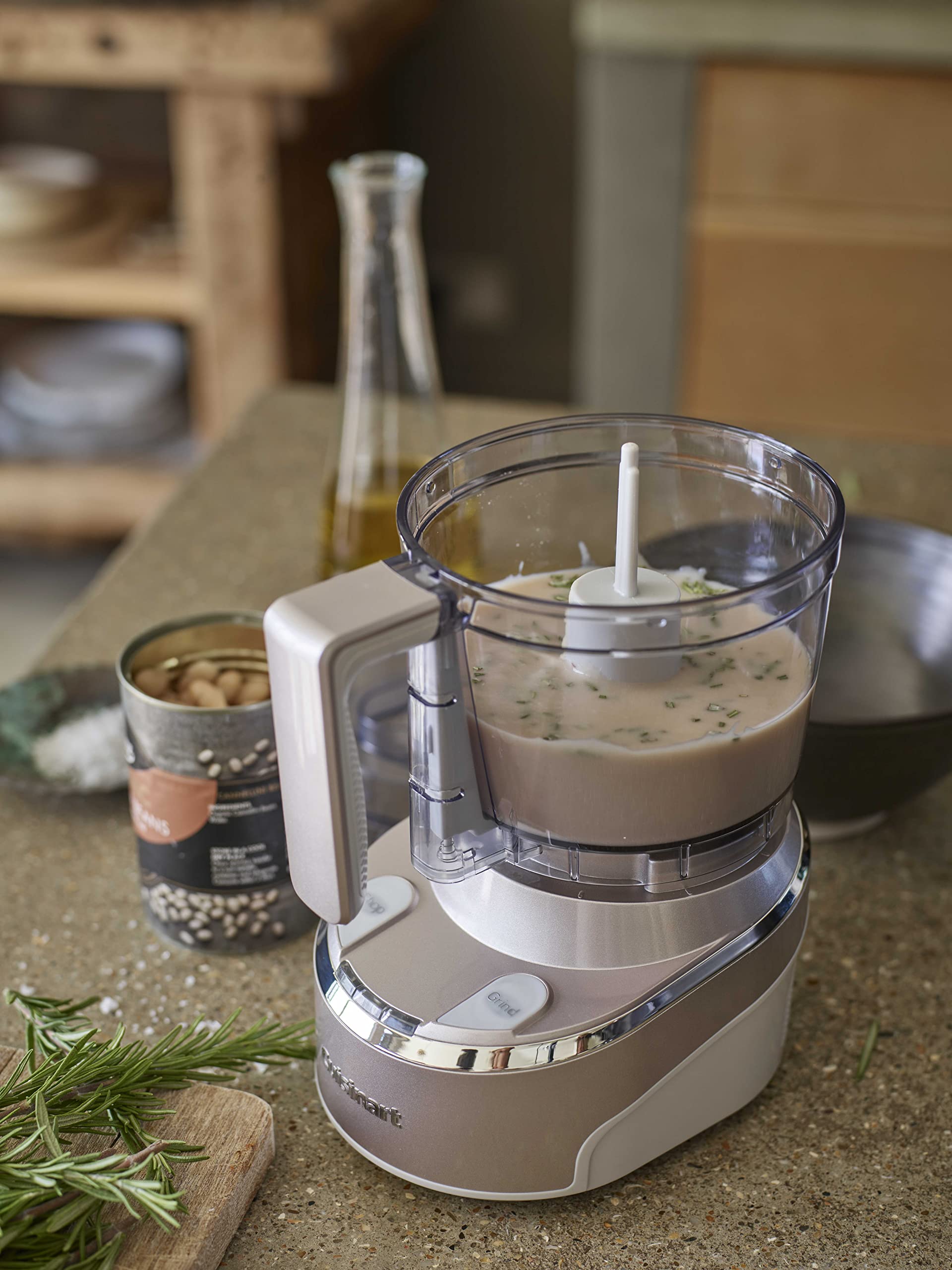 Cuisinart Cordless Mini Prep Pro Mini Rozdrabniacz i procesor żywności, rozdrabniacz, mikser do przypraw, bezprzewodowy, ładowanie przez USB 2 godziny pełnego naładowania, rozmiar 80 cebuli, pojemność