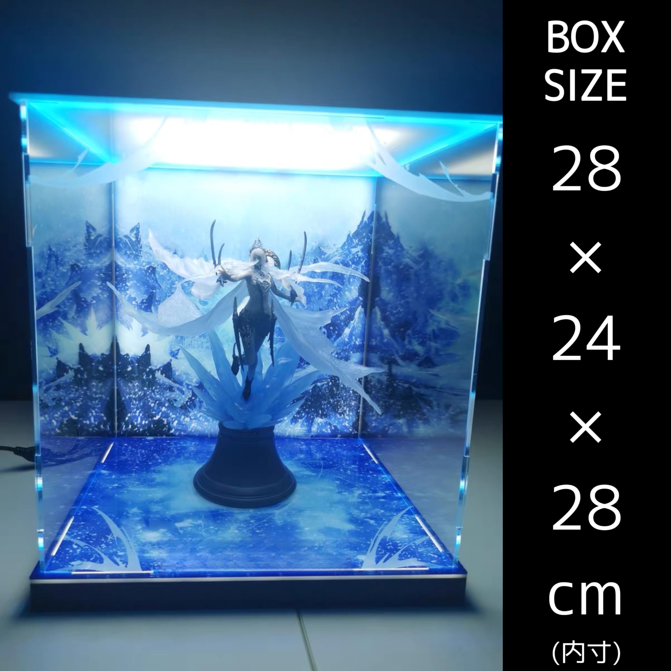 FF16一番くじフィギュア専用ライト箱セット Amazon.co.jp: 専用 フィギュアケース FF16 発売記念くじ A賞