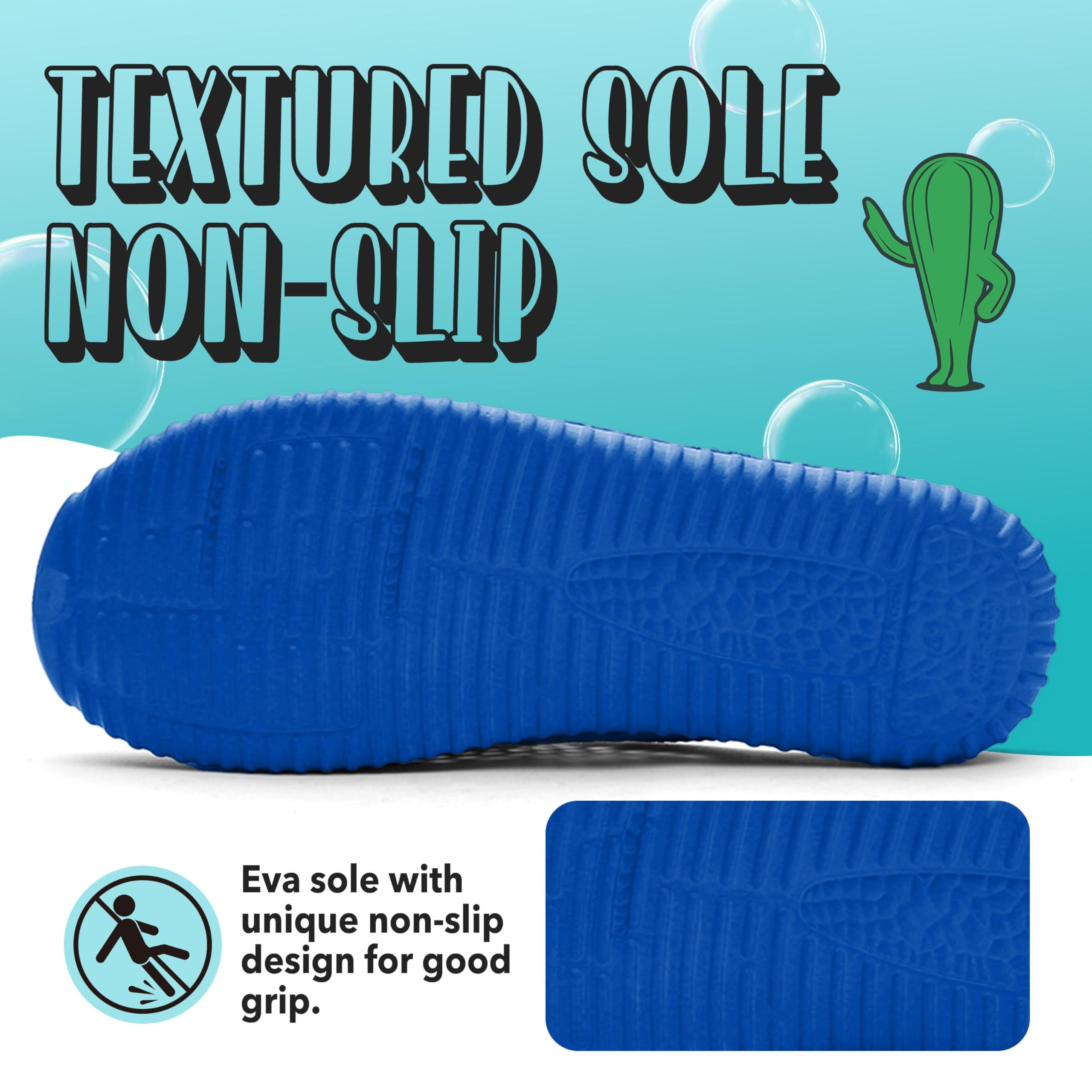 SAGUARO Uomo Donna Spiaggia Traspirante Pantofole Leggero Flessibile Estate Sandali Anti-scivoloso Unisex Clogs Piscina Slippers 36-45EU