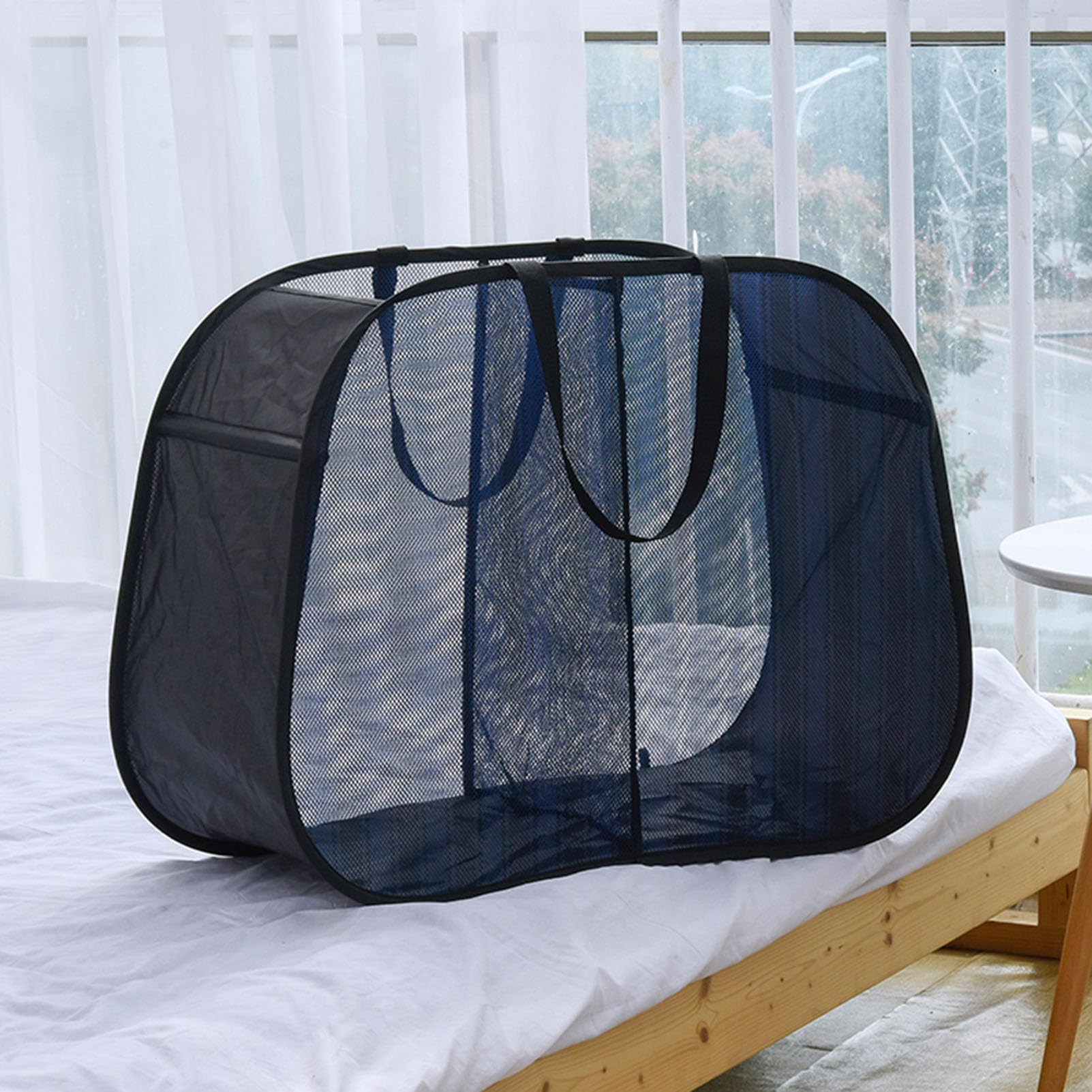 Dirty Clothes Basket, Dirty Clothes Storage Basket, Household Folding Changing Clothes Storage Basket, Large Clothes and Toys Sorting Bag