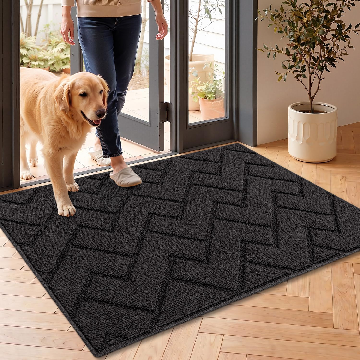 Amazon.com: hicorfe Front Door Mat Outside Entrance,24