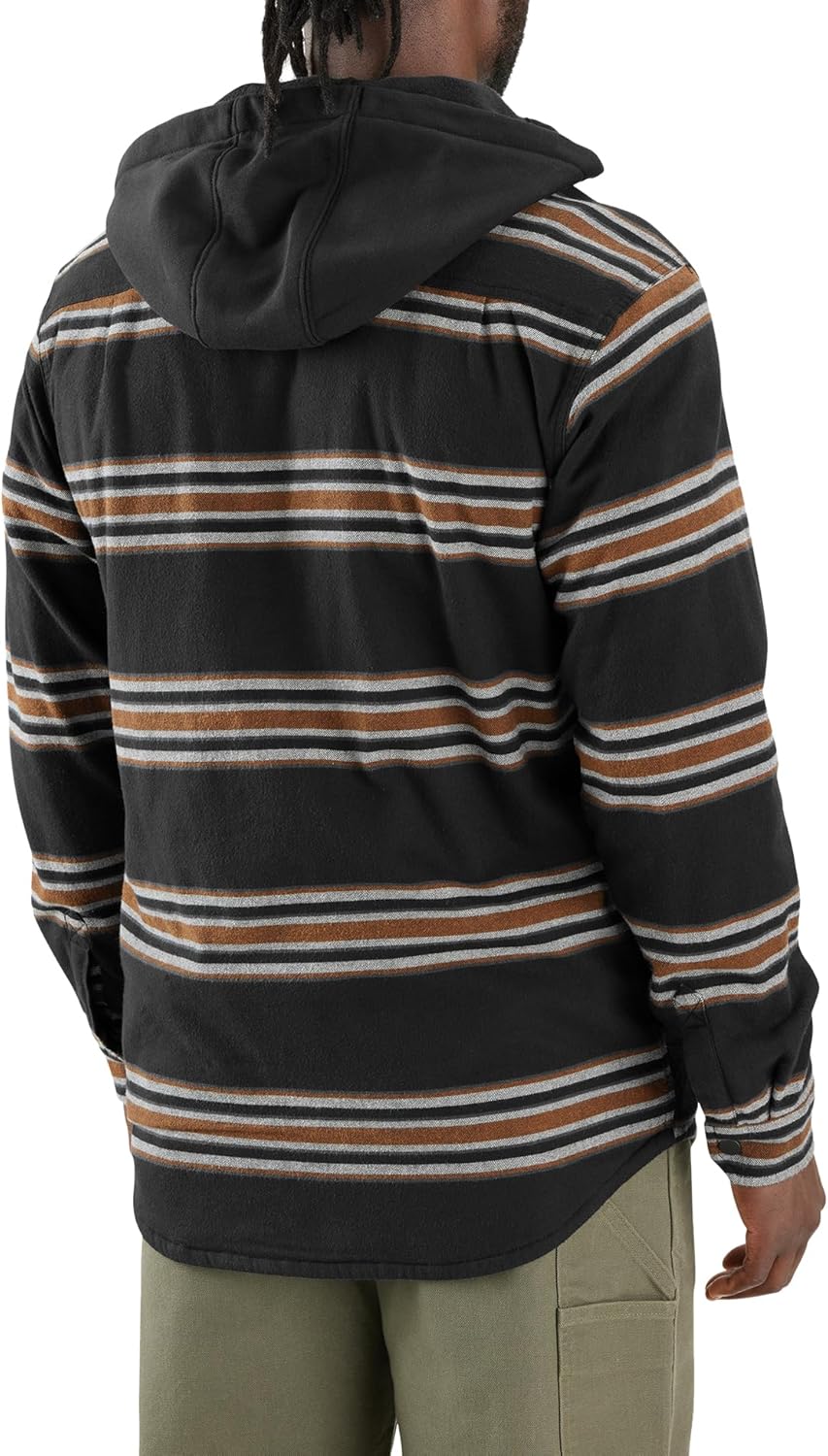 Carhartt Men's 106353 Rugged Flex® Relaxed Fit Flannel Fleece Lined Hoo - Image 2