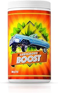 Ludicrous Boost Premium Flower Bud Fertilizer Powder Bloom Booster for Plants + Hydroponic Nutrients and Big Bud Formulation Increases Bloom and Flowering during Flowering and Blooming Stage (Boost Plant Food Powder 500 Grams)