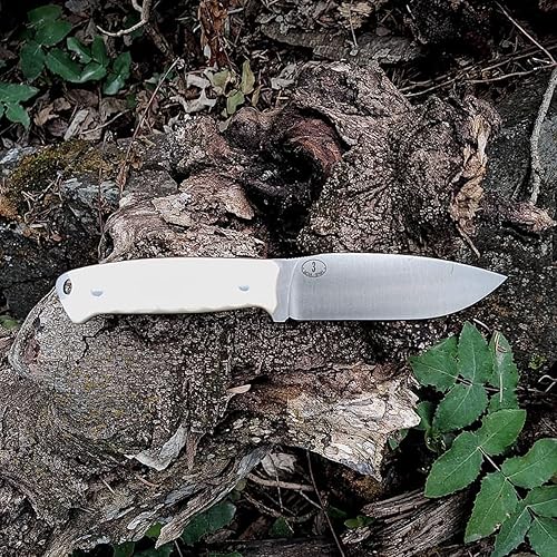 Miniatura 6 de JEO-TEC N3 Bushcraft Survival Camp Hunting Cuchillo de hoja fija, MOVA Acero Inoxidable, Hoja de 4.0 in, Funda Kydex, Cuchillo hecho a mano