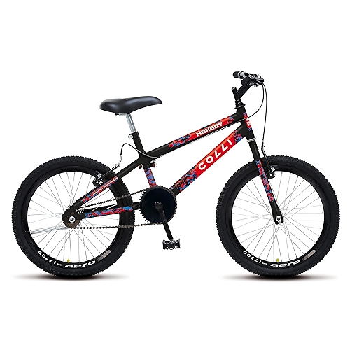 Colli Bike, Bicicleta Max Boy, Aro 20 Aero 36 Raias, freios V-Brake Dianteiro e Traseiro, ...