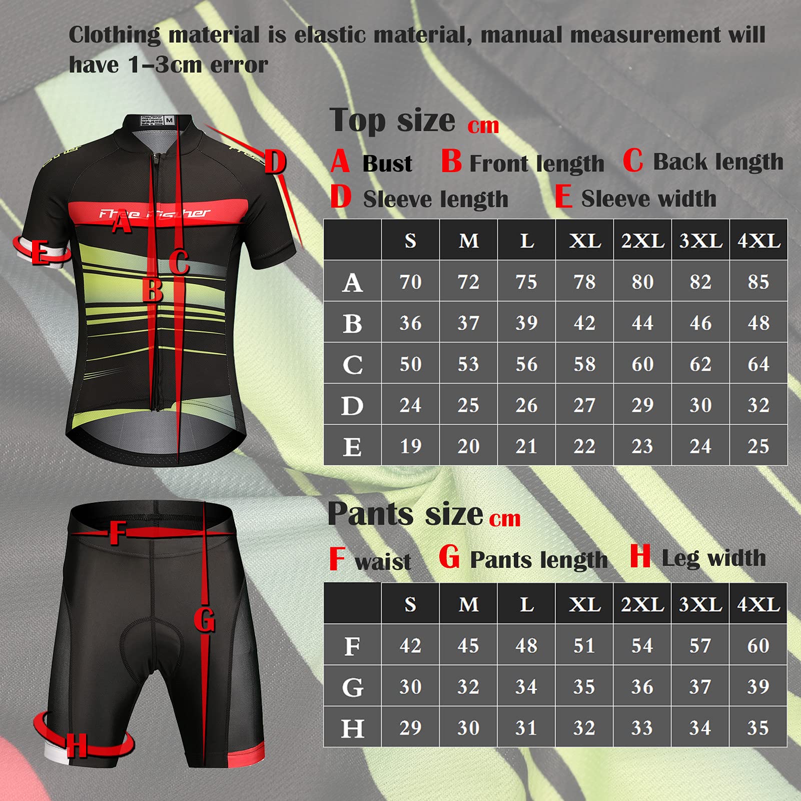 Niños Niñas Maillot Camiseta de Ciclismo Manga Corta/Pantalones Cortos de Bicicleta/Traje de Ciclismo Conjunto de Maillot y Pantalones Cortos Transpirable Secado Rápido