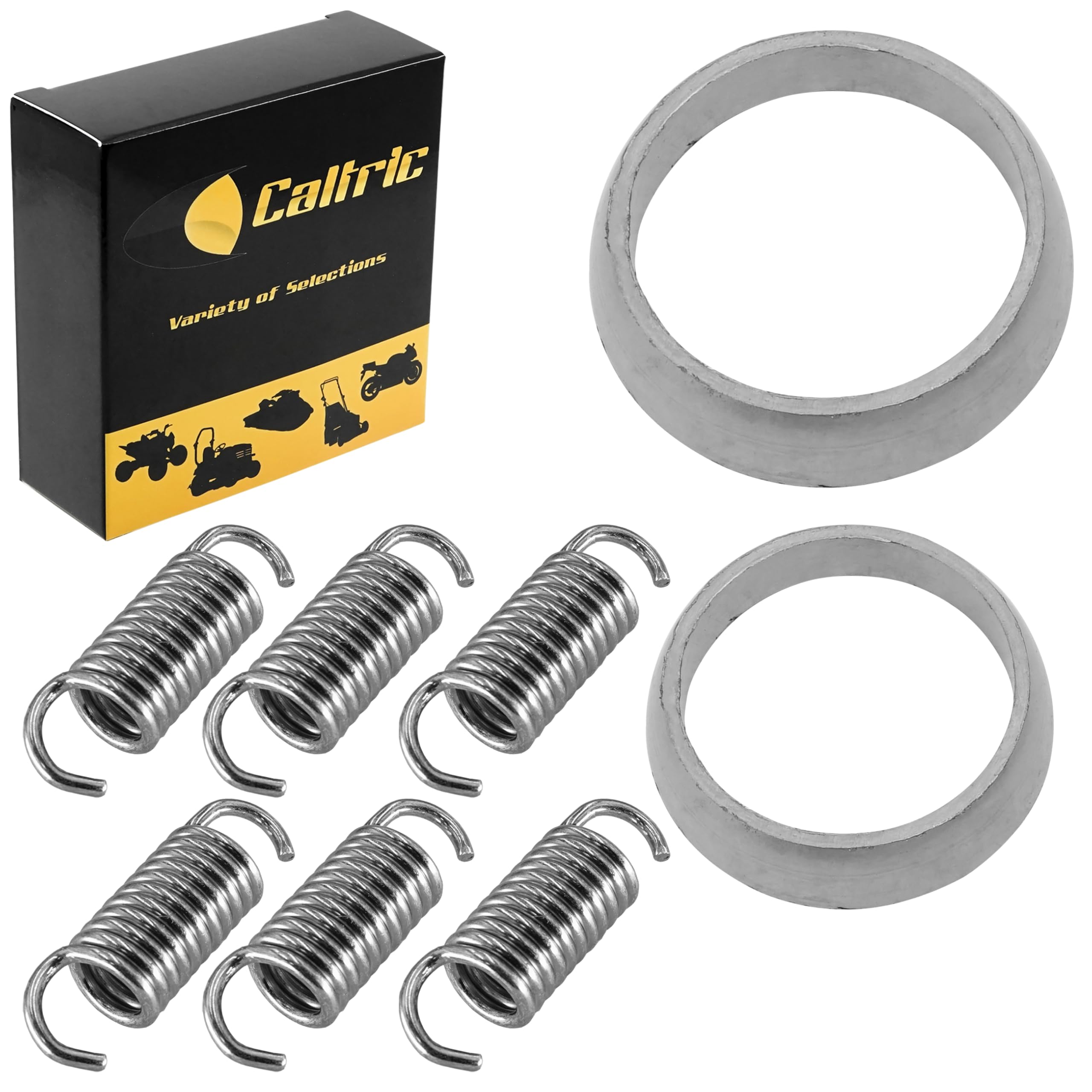 Amazon.com: Caltric Muffler Gaskets & Springs Kit Compatible with