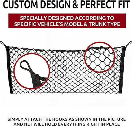 Miniatura 3 de Red de carga para maletero de sobres para Ford TAURUS 2007 08 09 10 11 12 13 14 15 16 2017 2018 2019 NUEVO