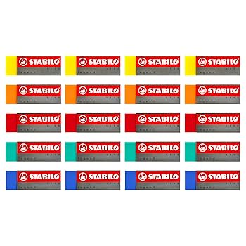専用　消しゴム　塗装品 Amazon | Stabilo Legend 消しゴム 20個セット アソートカラー