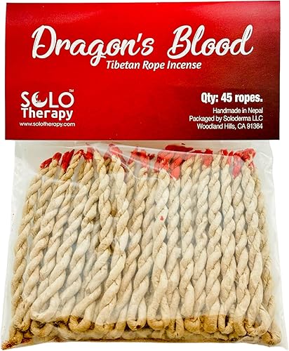 Miniatura 7 de Lemongrass - Incienso de cuerda tibetana 45 cuerdas 35 pulgadas de longitud incienso para meditación purificación suerte y amor hecho a mano en