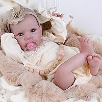 Vista 13 de Milidool Muñecas de bebé recién nacidas realistas de 20 pulgadas con cuerpo posable, muñecas de bebé de la vida real con accesorios para niñas