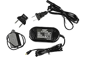 HQRP AC Power Adapter and DC Coupler for Panasonic Lumix FZ82 Camera