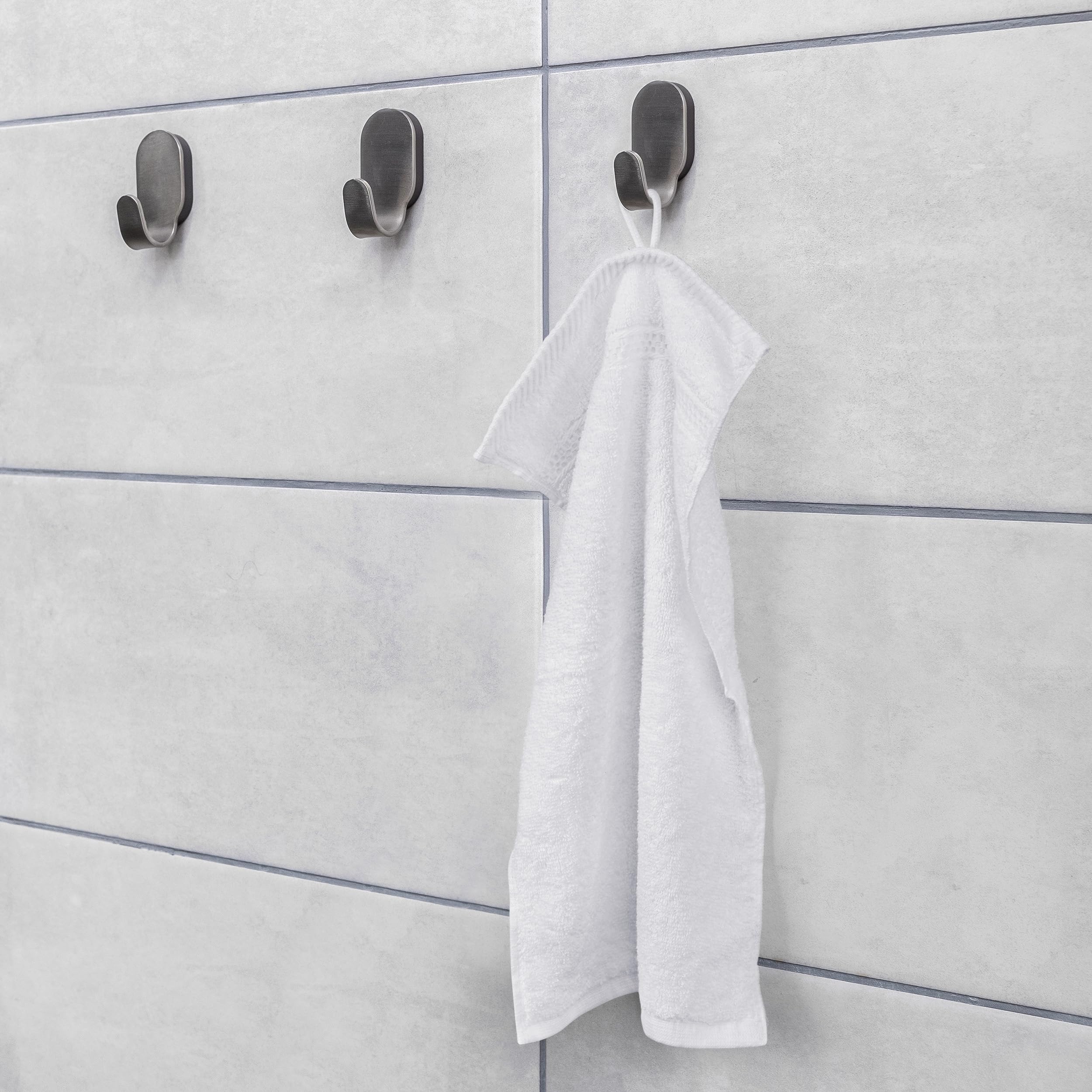 Utopia Towels - Set Premium di 10, Asciugamani Per Ospiti, 30 x 50 cm Asciugamani Per Viso e Mani Con Gancio, Asciugamani Per Bidet Altamente Assorbenti, 100% Cotone (Bianco)