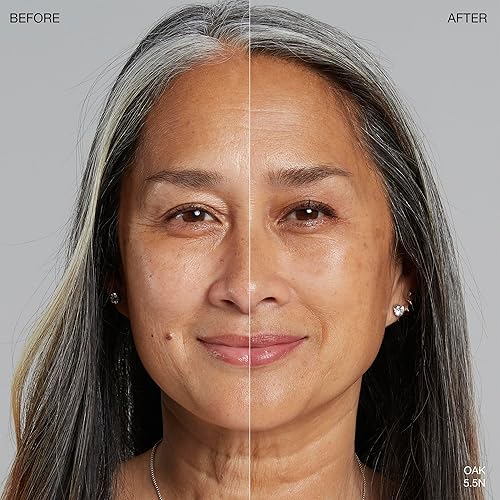 Miniatura 2 de Palo de tez esculpida (roble 5.5N - beige medio, matices dorados)