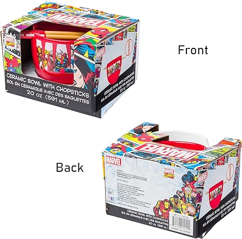 Miniatura 111 de Silver Buffalo - Cuenco con palillos para arroz, fideos o ramen, de cerámica, modelo Hogwarts Railways con escudo, de Harry Potter, apto