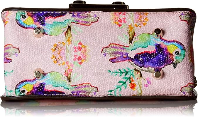【新品】♡FURLA♡metropolisアニマル Furla Multicolor Animal Print Leather Mini Metropolis Shoulder Bag