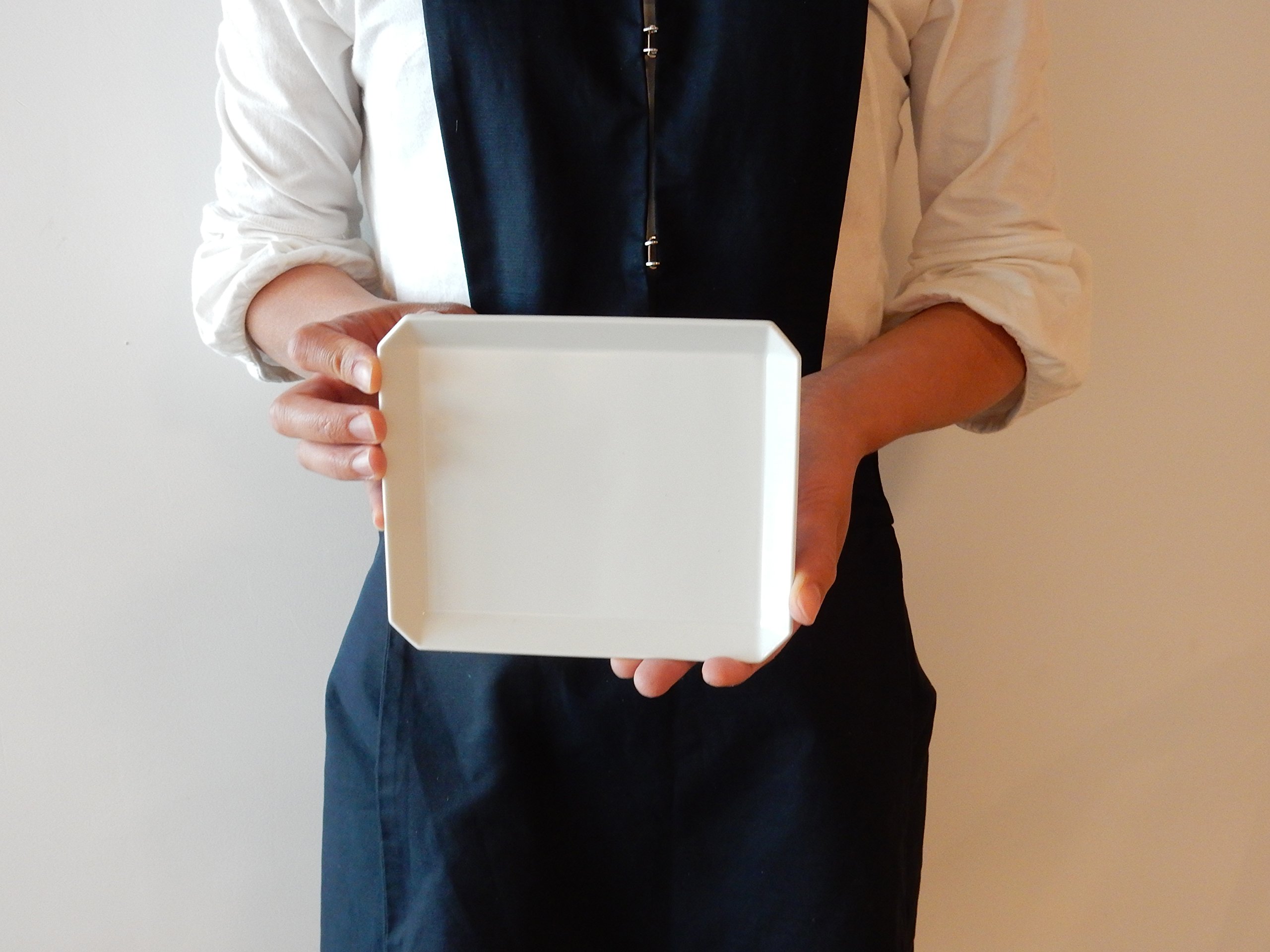 Amazon | 1616/arita japan TY Square Plate ホワイト 6枚セット