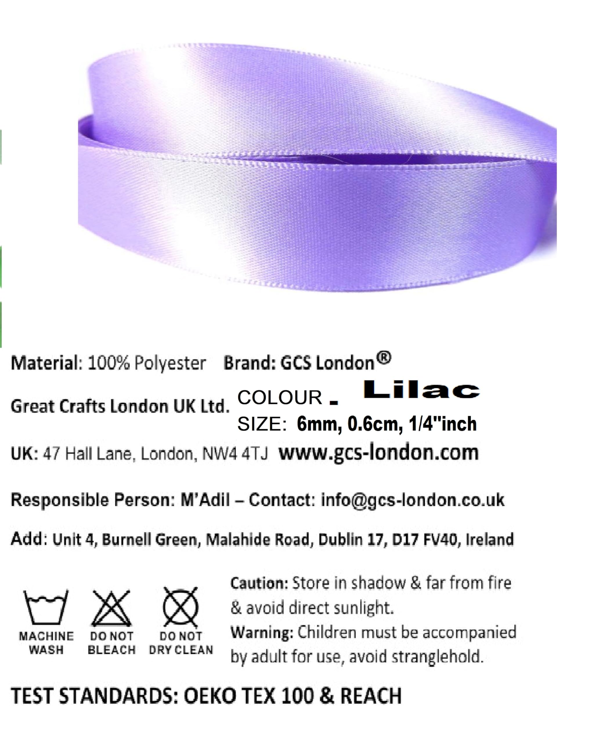 Double Sided Satin Ribbon 25mm x 10 Meters (Off White) for Gifts Wrap Sew Party, Decorations Events Dress Wedding Christmas Crafts, Bows Car, Balloons Hairs, DIY, Bouquets, Cake More — view 370