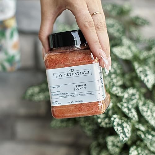 Miniatura 4 de Raw Essentials Tomate en polvo  Pasta de tomate en polvo  Perfecto para sopas, salsas, guisos, salsas y mezclas de condimentos  Salado y rico  Sin