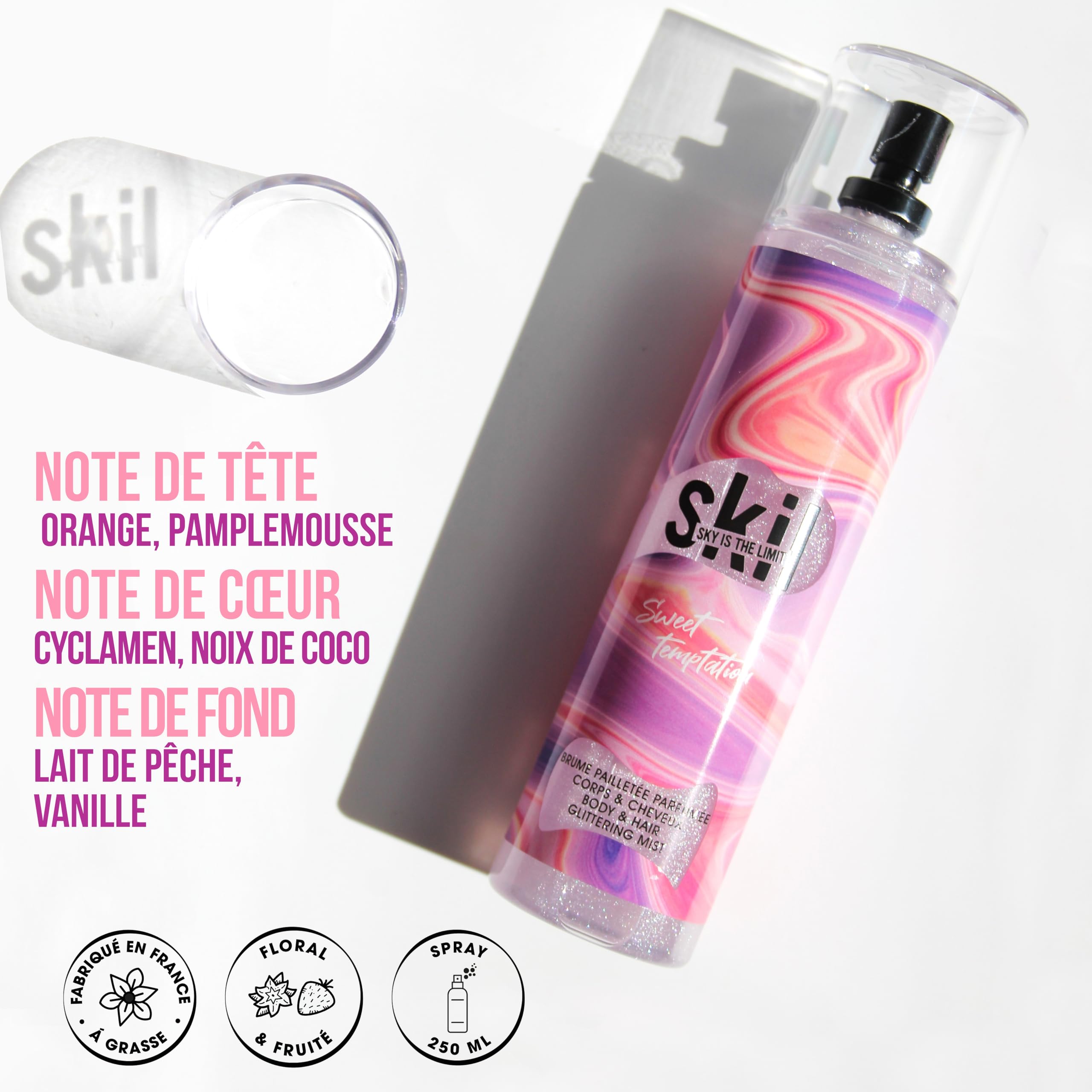 Jeanne Arthes Skil Sweet Temptation Brume Parfumee 250 ml, woda perfumowana