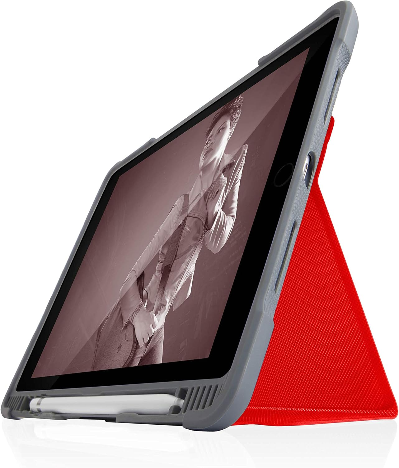 STM Dux Plus Duo - Rugged Case for Apple iPad Pro 9.7 (6th Gen) - Red