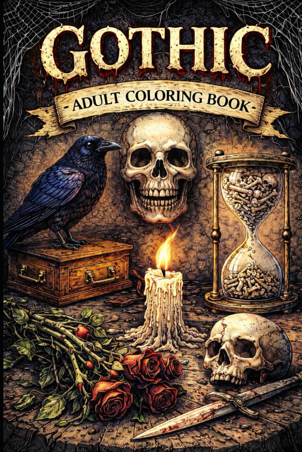 Gothic – Adult Coloring Book